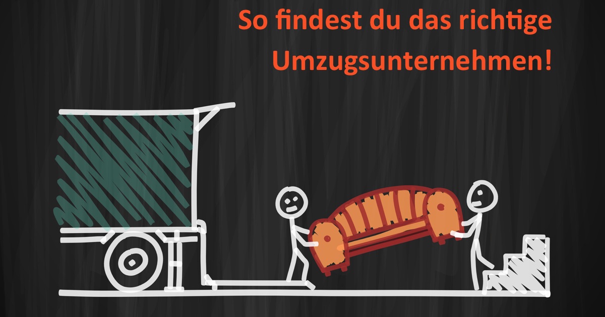 Umzugsunternehmen finden - unsere Tipps