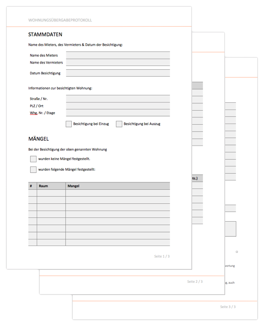 Zählerstand formular pdf